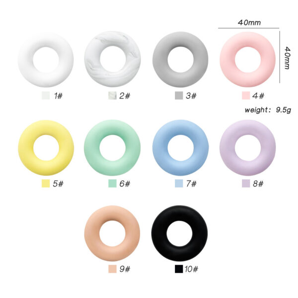 O1CN01P34wi81mHzgmnkjAY_2220494344930-0-cib Wholesale Baby Teething Chewable Donut Focal Beads