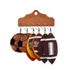Wholesale Multi-Layered Leather Earrings Rugby Football Leather Earrings