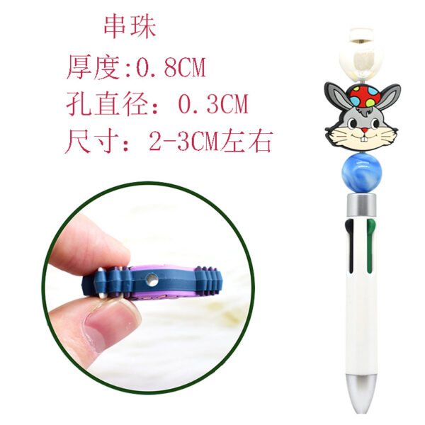O1CN01P7ahe01t0m5hhMBfE_2207248195840-0-cib Wholesale Random Easter Series DIY Funny E Funny Rabbit Focal Beads