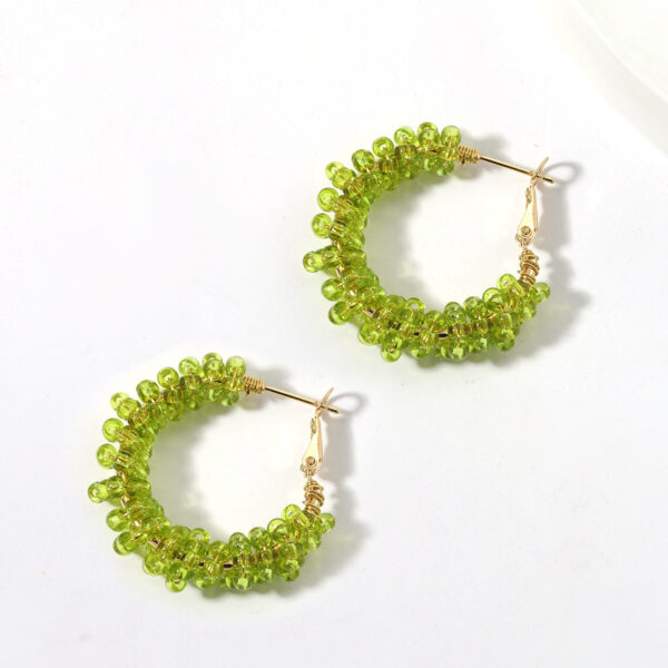 Wholesale handmade beaded earrings Bohemian fashion Joker exquisite earrings