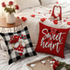 Wholesale Heart Pillowcase Red Set Valentine's Day