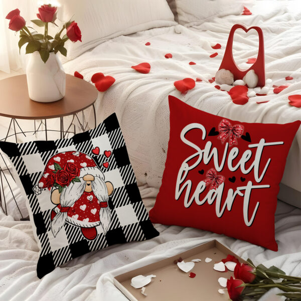 Wholesale Heart Pillowcase Red Set Valentine's Day