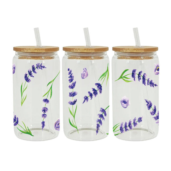 Wholesale UV Transfer Paste Glass Crystal Label Crystal Paste Cross-border Special Paste for 16oz Glass Cup 23cmX11cm