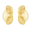Wholesale Golden geometric butterfly hollow earrings