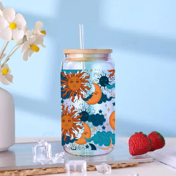 Wholesale Uv Transfer Sticker Glass C Crystal Label Crystal Sticker Exclusive for 16oz Glass C Special Sticker 23Cmx11Cm