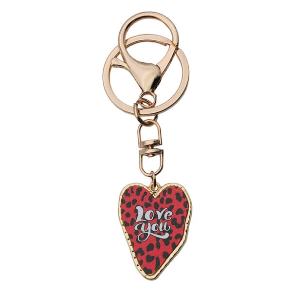 O1CN01PBxMxj2Kpbd0kbTpn_2217654629606-0-cib Wholesale Red Valentine's Day Love Printed Love Keychain