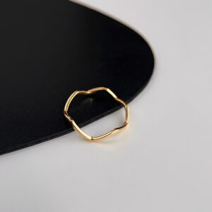Wave plain ring