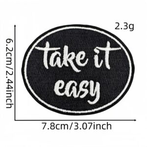Colorful english landscape cloth stickers 15#