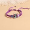 Wholesale Anime Twist Crystal Beaded Blue Stitch Woven Bracelet OLY Exclusive