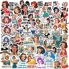Wholesale 50pcs Cartoon Women's Quotes Graffiti Waterproof Vinyl Stickers