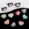 Wholesale Flower Heart Soft Ceramic Diamond Ball Beads