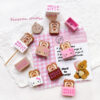 O1CN01PLcv1U1Rx7H2MIp5L_2200763052177-0-cib Wholesale Kitten Sliced Toast Beaded Letter Box through Hole Acrylic Beads DIY Handmade Aessories Materials