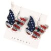 Wholesale Double sided Independence Day Butterfly Chicken Acrylic Earrings