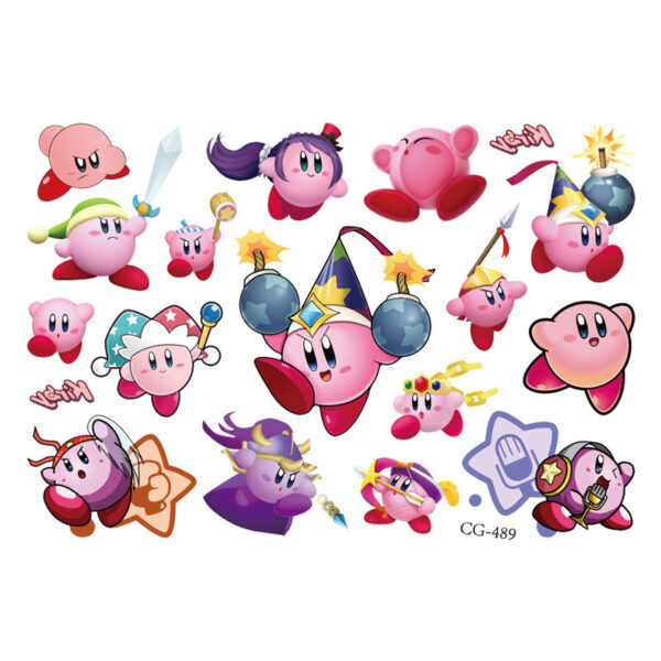 Wholesale Game Cartoon Tattoo Sticker Children Tattoo Sticker