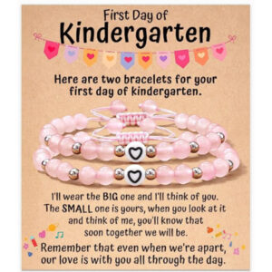 Light color beads + kindergarten card set