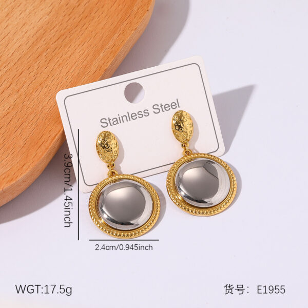 Wholesale Stainless steel stud earrings in stock