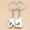 Wholesale Valentine's Day Silver Love Word Metal Keychain