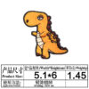Wholesale Small dinosaur cloth embroidery Dinosaur badge clothing Patches