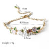 Wholesale Forest Rabbit Flower Cute Animal Pearl Bracelet