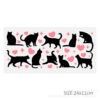 Wholesale Cat Animal Series UV DTF Transfer Crystal Water Cup Waterproof Sticker, 1Yc49333