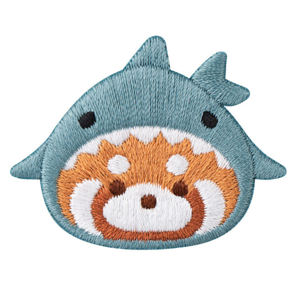 Wholesale Cute Little Panda Animal Headgear Embroidery Self-Paste Cloth Sticker DIY Patches