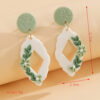 Wholesale Handmade Girl Forest Flower Soft Ceramic Earrings