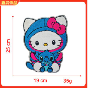 Hot melt glue*blue*animal*kitty*height 25*19cm
