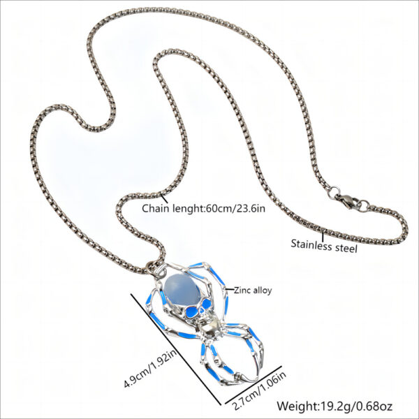 Wholesale Skull Night Light Necklace