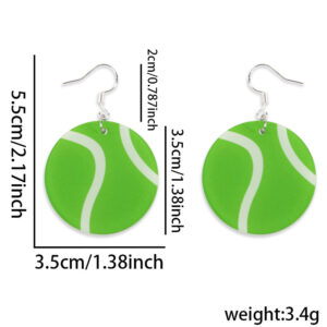 Tennis earrings / Factory direct from the source [Same-day shipping]