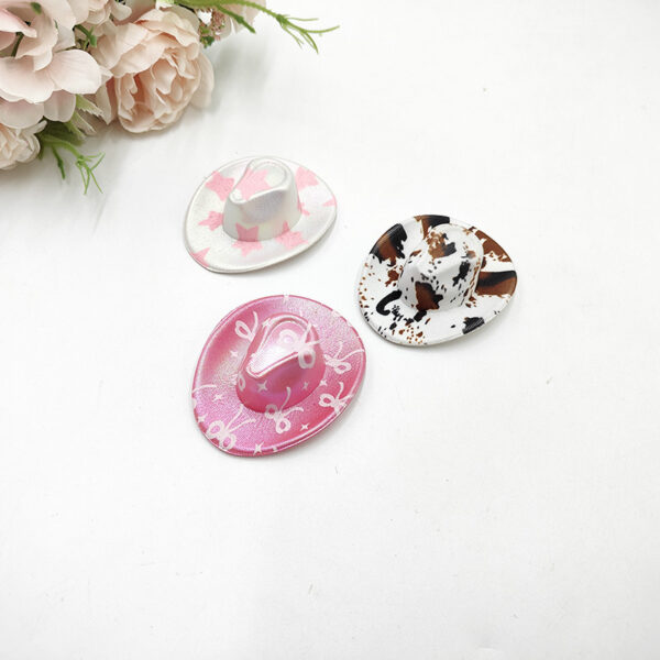 Wholesale Mini Cowboy Hat Felt Small Hat Cowboy Hat Doll Accessories