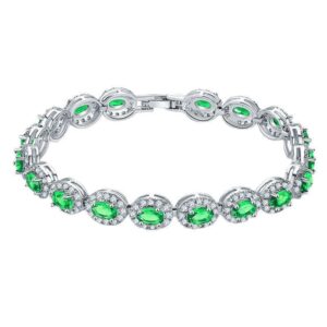 KSB00053 platinum Green Diamond