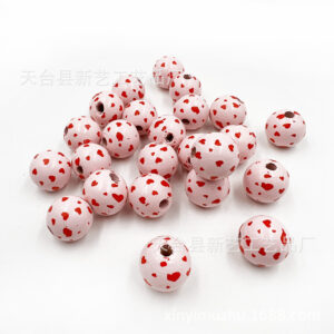 Pink bottom small love / 16mm (hole 4mm)