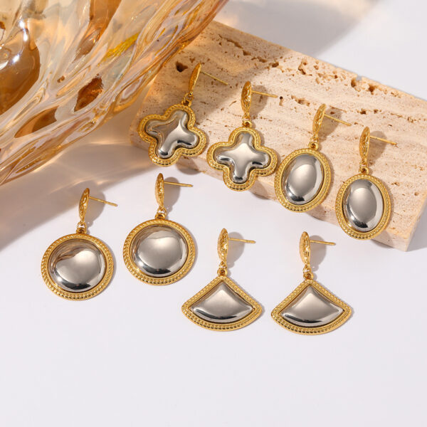 Wholesale Stainless steel stud earrings in stock