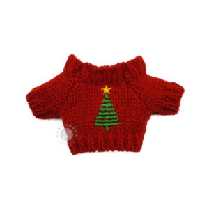 Red christmas tree sweater