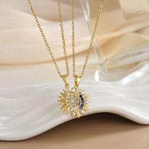 Magnetic couple necklace xl0282a