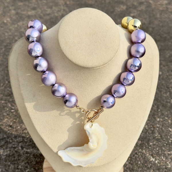 Wholesale Acrylic large bead cherry pendant necklace