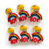 Wholesale Colorful Cartoon 80 Girl Focal Beads