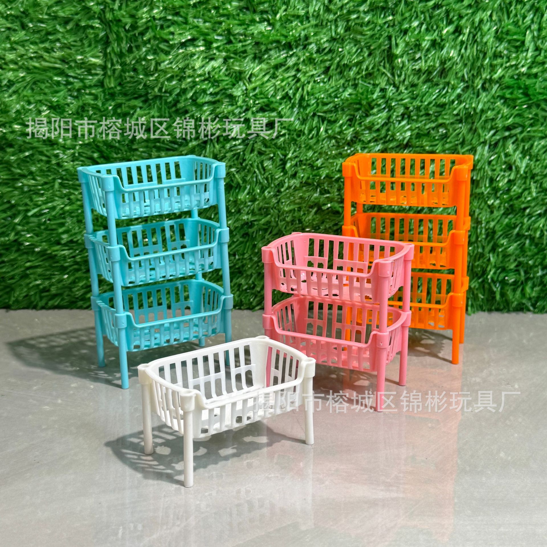 Wholesale Miniature Bathroom Kitchen Storage Rack Doll Aessories