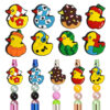 O1CN01Po5XrU1FAm9HI0QSt_2202392830447-0-cib Wholesale Cartoon Little Yellow Duck Series Bead Pen Beads Loose Beads PVC Soft Rubber