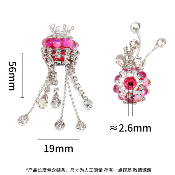 O1CN01PpiPu11l4QNndFpOp_2219500044765-0-cib Wholesale rhinestone studded bead cat eye crown tassel diamond beads