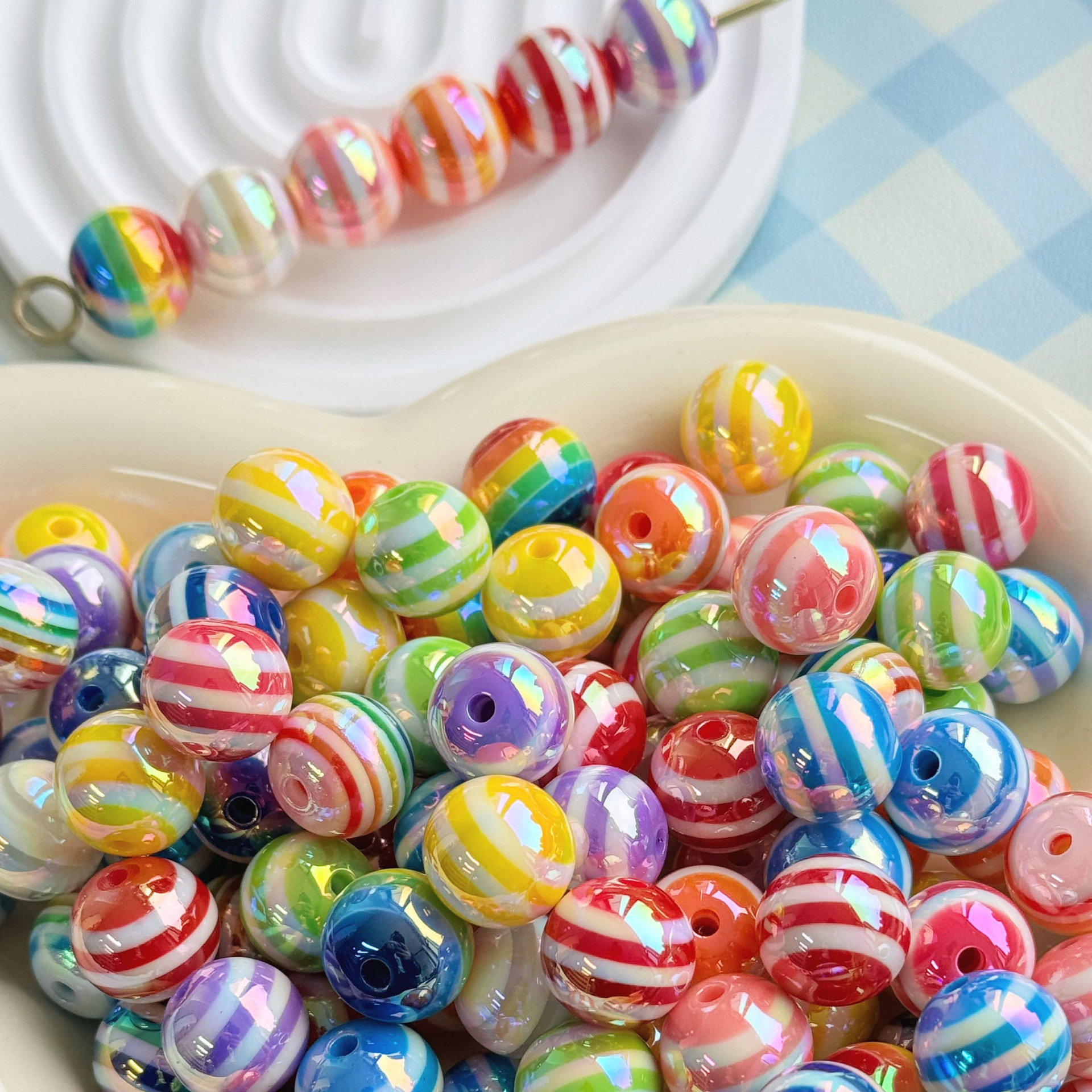 Wholesale 15mm candy beads acrylic handmade DIY beads