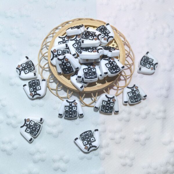 O1CN01PqOJGB2FO3l0IPBcH_2216349148869-0-cib Wholesale 2D Creative Pattern silicone beads DIY beads 10pcs/pack OLY Exclusive