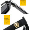 Wholesale modern men and women outdoor street shooting sunglasses