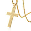 Wholesale Cross Scripture Pendant Stainless Steel Necklace
