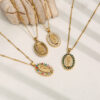 Wholesale Virgin Mary Pendant Jewelry Necklace Accessories Light Luxury
