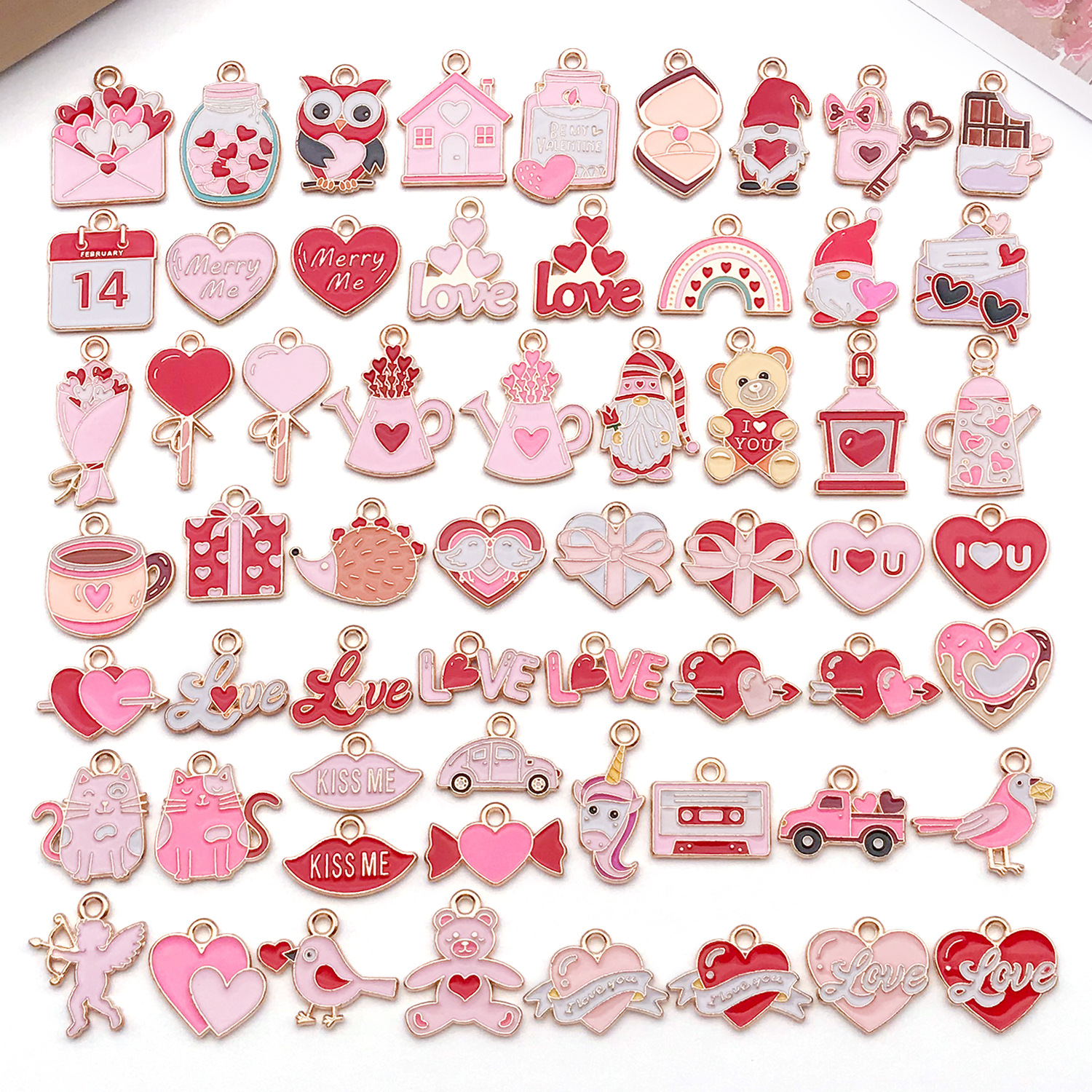 Wholesale Valentine's Day Love Variety Cartoon Jewelry Aessories Pendant