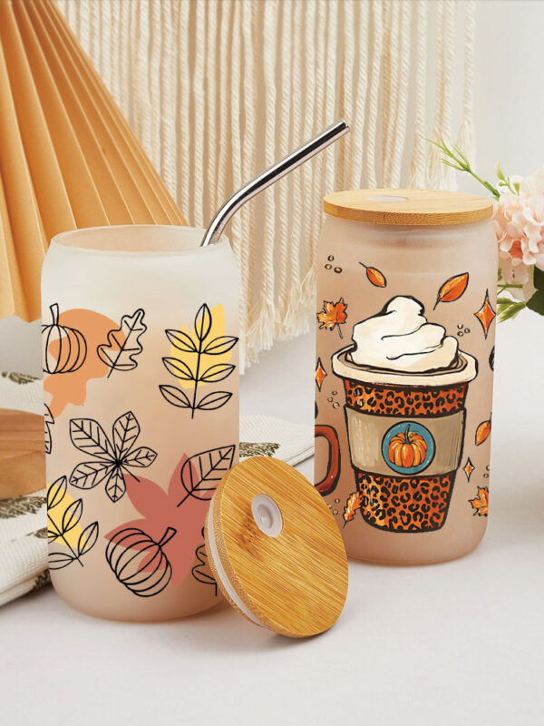 O1CN01Pv514G2HYi1sh3xEa_1575589163-0-cib Wholesale New Thanksgiving UV Cup stickers crystal logo pattern 23 cmX11cm in stock