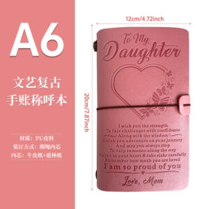 A6（120*200mm） / Pink-mother gives daughter love money