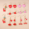 O1CN01PwzE4f1vacJPMPVvz_2866776189-0-cib Wholesale Valentine's Day Series Red and Pink Heart Ear Hook Earrings