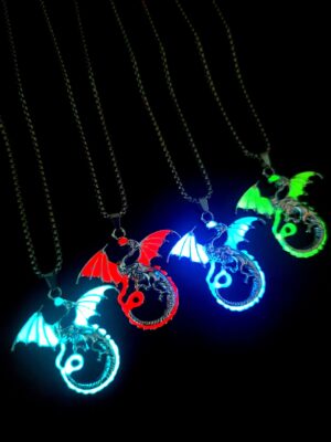 Wholesale Peripherals Flying Dragon Luminous Necklace